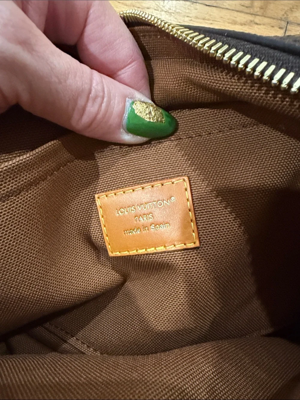 Louis Vuitton Nil Monogram Crossbody Bag in Brown and Tan NWOT